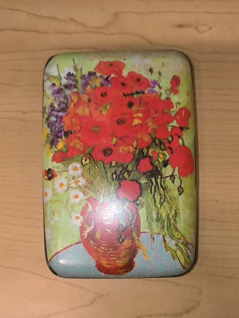 Van Gogh Poppy Vase Armored Wallet